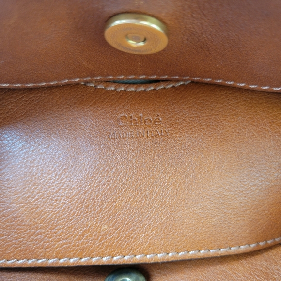 Chloe Owen small suede and leather handbag - Picture 8 of 8